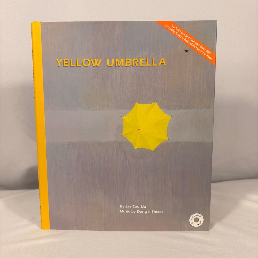 Yellow Umbrella Jae Soo Liu Hardcover Book with CD 1st American Edition 2002